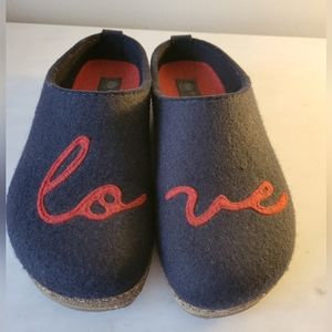 Haflinger Wool Clogs Slippers